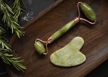 Gua Sha roller and Jade stone
